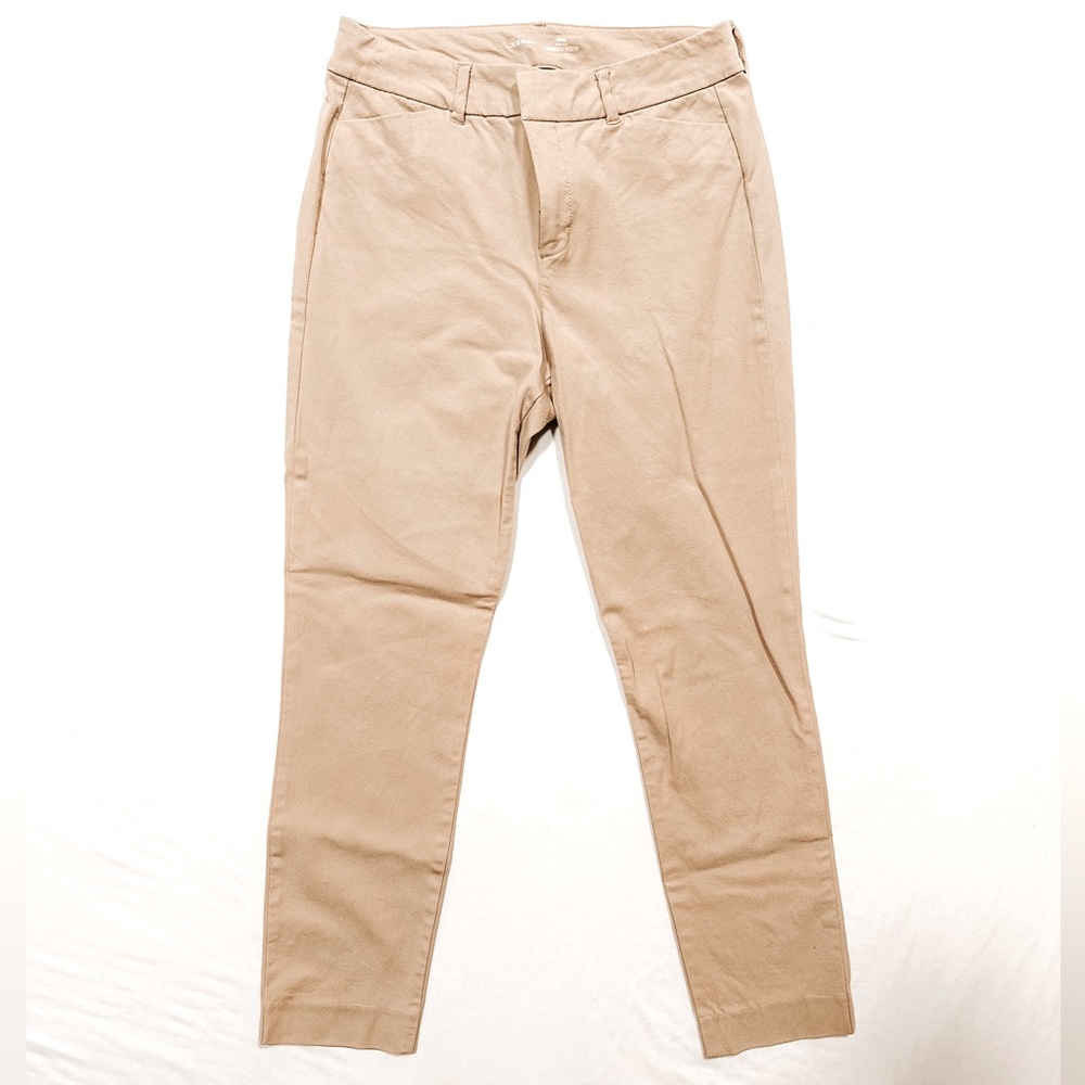 Old Navy Pixie High Rise Pant with Secret-Slim Pockets in Khaki (6)
